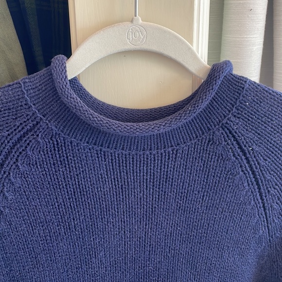 Blue Knit Sweater M - Picture 2 of 2